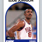 1989-90 Hoops #195 Eddie Johnson Suns NBA Basketball Image 1
