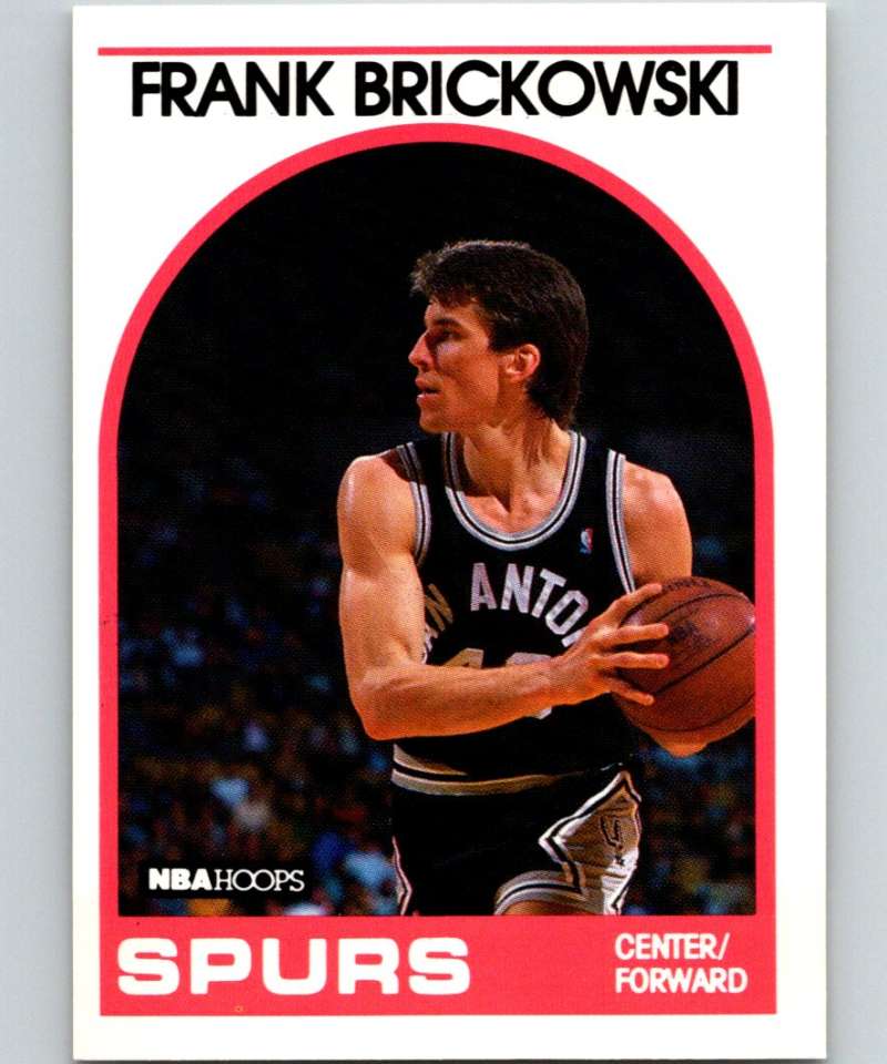 1989-90 Hoops #206 Frank Brickowski Spurs NBA Basketball Image 1