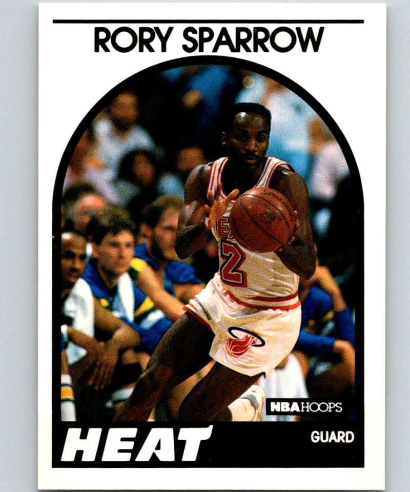 1989-90 Hoops #207 Rory Sparrow Heat NBA Basketball Image 1