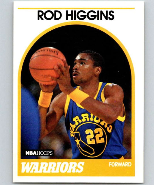 1989-90 Hoops #209 Rod Higgins Warriors UER NBA Basketball Image 1