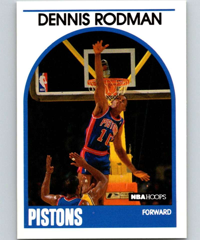 1989-90 Hoops #211 Dennis Rodman Pistons NBA Basketball
