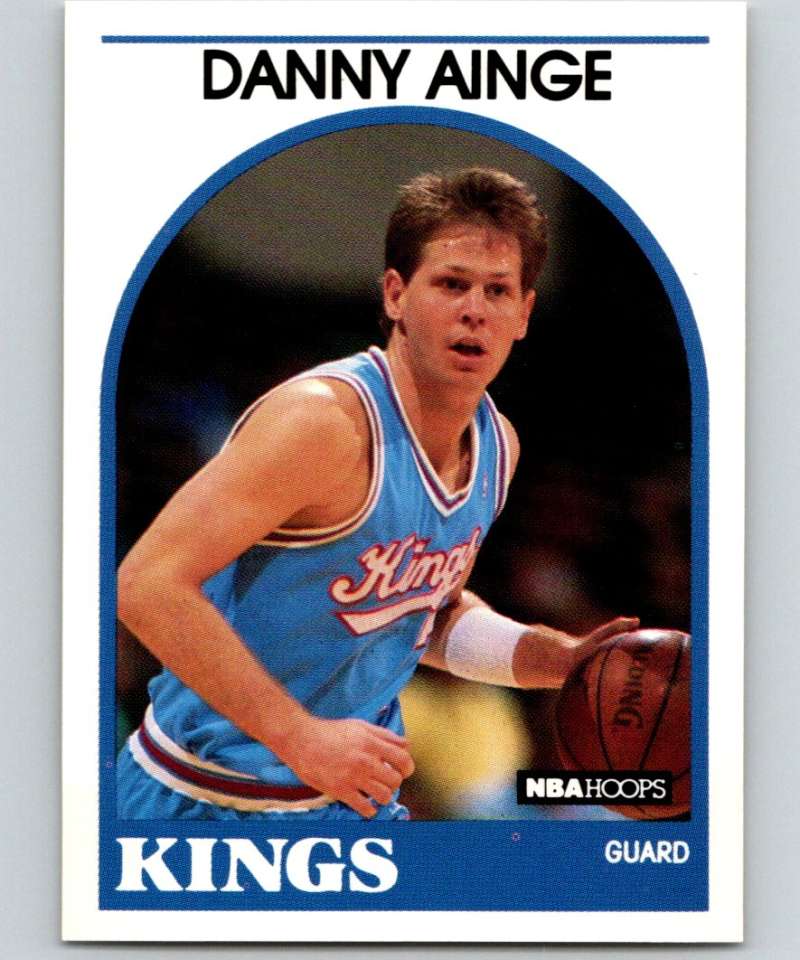 1989-90 Hoops #215 Danny Ainge Sac Kings NBA Basketball Image 1