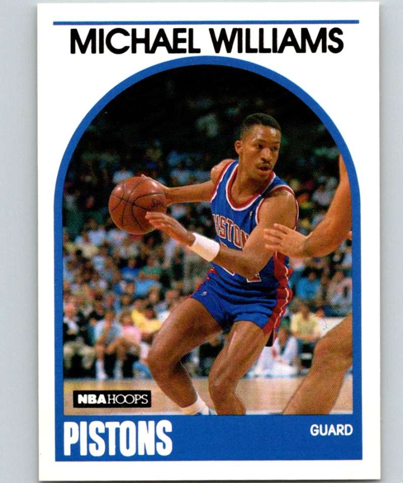 1989-90 Hoops #224 Micheal Williams RC Rookie SP Pistons NBA Basketball