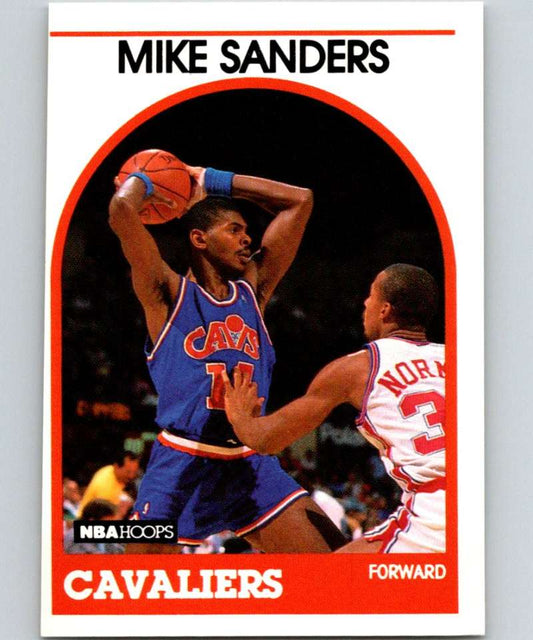 1989-90 Hoops #226 Mike Sanders SP Cavaliers NBA Basketball Image 1