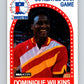 1989-90 Hoops #234 Dominique Wilkins Hawks AS NBA Basketball Image 1