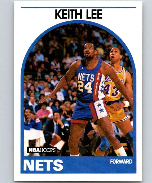 1989-90 Hoops #236 Keith Lee SP NJ Nets NBA Basketball