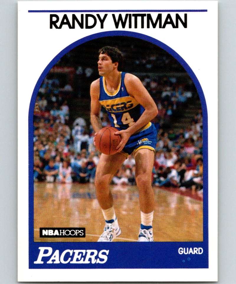1989-90 Hoops #238 Randy Wittman Pacers NBA Basketball Image 1
