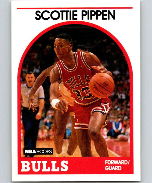 1989-90 Hoops #244 Scottie Pippen Bulls NBA Basketball