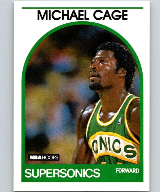 1989-90 Hoops #245 Michael Cage UER NBA Basketball