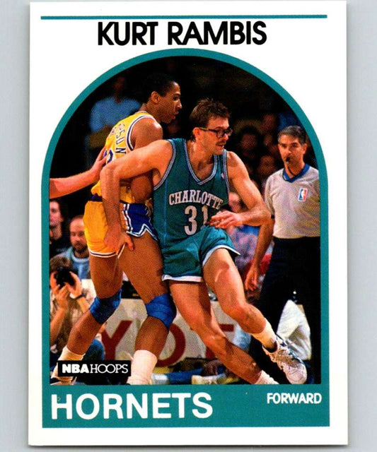 1989-90 Hoops #246 Kurt Rambis Hornets NBA Basketball Image 1