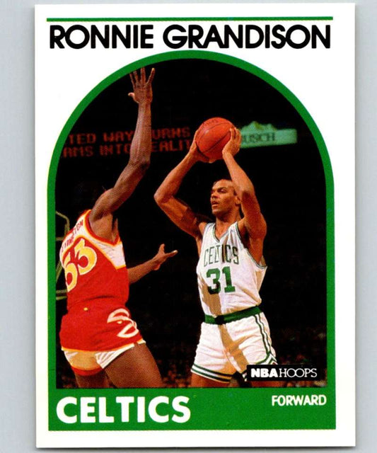 1989-90 Hoops #248 Ronnie Grandison Celtics NBA Basketball Image 1