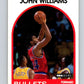 1989-90 Hoops #254 John Williams Bullets NBA Basketball Image 1