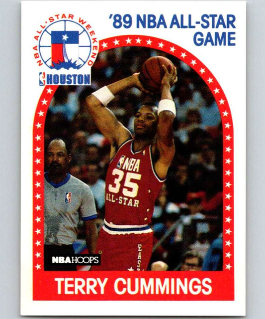 1989-90 Hoops #256 Terry Cummings Bucks AS NBA Basketball