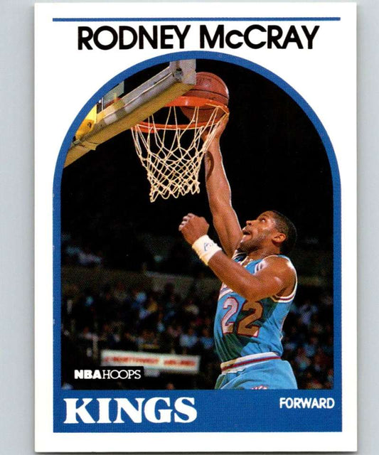 1989-90 Hoops #257 Rodney McCray Sac Kings NBA Basketball Image 1