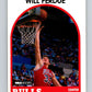 1989-90 Hoops #259 Will Perdue RC Rookie Bulls NBA Basketball Image 1
