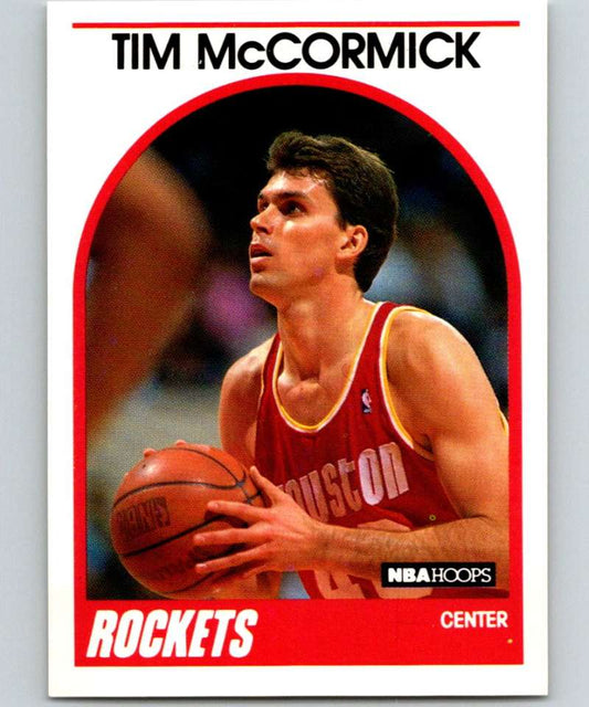 1989-90 Hoops #272 Tim McCormick Rockets NBA Basketball Image 1