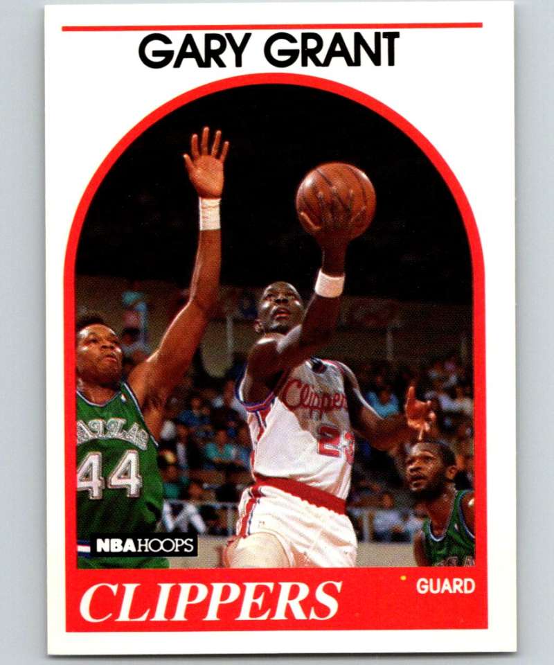 1989-90 Hoops #274 Gary Grant RC Rookie Clippers NBA Basketball Image 1