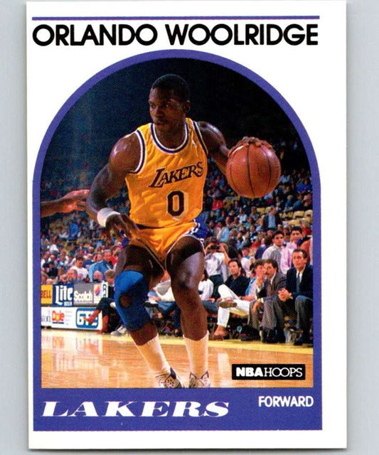 1989-90 Hoops #279 Orlando Woolridge SP Lakers  NBA Basketball Image 1