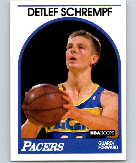1989-90 Hoops #282 Detlef Schrempf Pacers NBA Basketball Image 1
