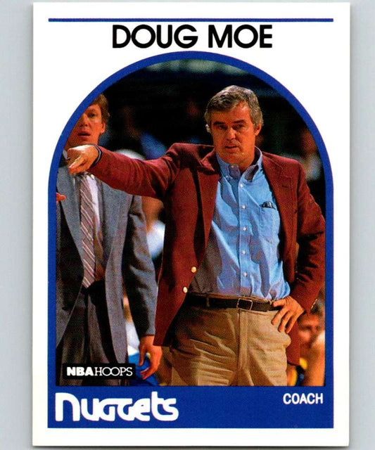 1989-90 Hoops #283 Doug Moe Nuggets CO NBA Basketball