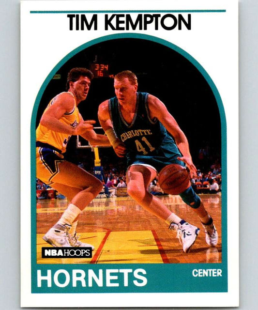 1989-90 Hoops #288 Tim Kempton SP Hornets NBA Basketball Image 1