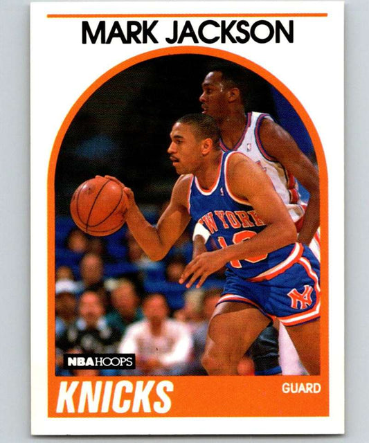 1989-90 Hoops #300 Mark Jackson Knicks NBA Basketball Image 1