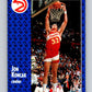 1991-92 Fleer #2 Jon Koncak Hawks NBA Basketball Image 1
