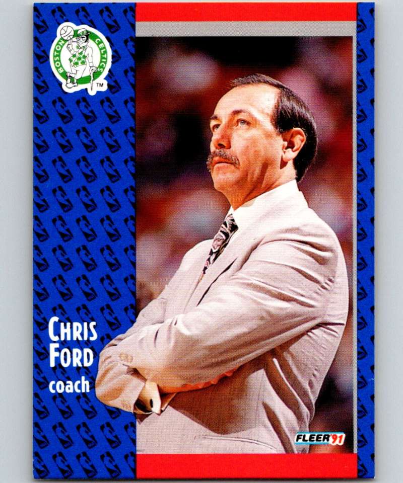 1991-92 Fleer #10 Chris Ford Celtics CO NBA Basketball