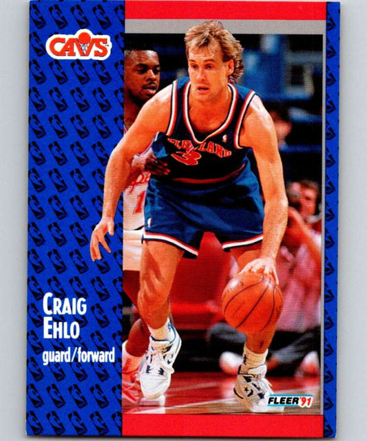 1991-92 Fleer #35 Craig Ehlo Cavaliers NBA Basketball Image 1