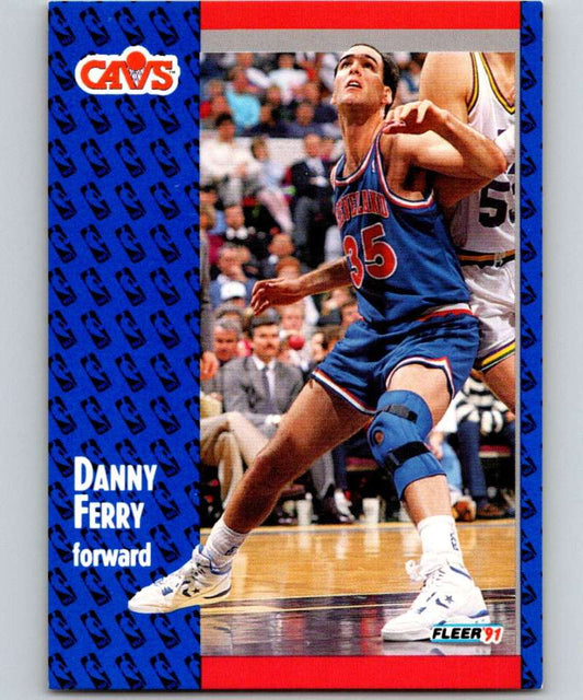 1991-92 Fleer #36 Danny Ferry Cavaliers NBA Basketball Image 1