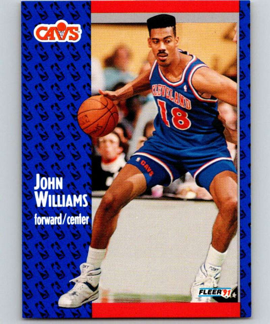 1991-92 Fleer #40 Hot Rod Williams Cavaliers NBA Basketball Image 1