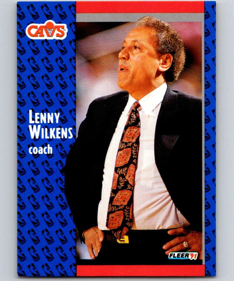 1991-92 Fleer #41 Lenny Wilkens Cavaliers CO NBA Basketball