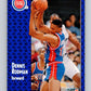 1991-92 Fleer #63 Dennis Rodman Pistons NBA Basketball Image 1