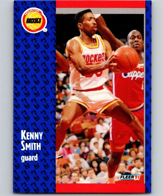 1991-92 Fleer #78 Kenny Smith Rockets NBA Basketball