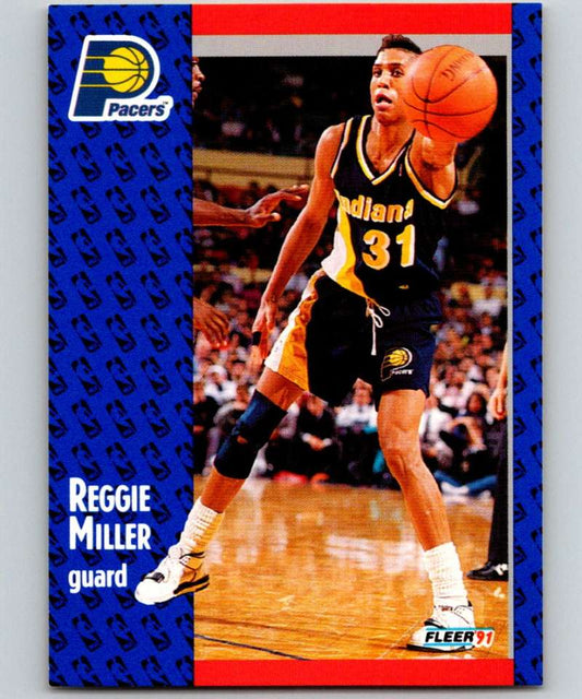 1991-92 Fleer #83 Reggie Miller Pacers NBA Basketball