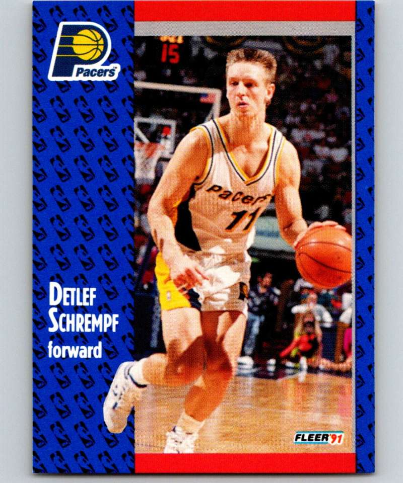 1991-92 Fleer #85 Detlef Schrempf Pacers NBA Basketball