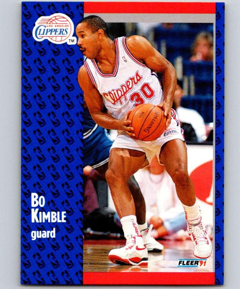 1991-92 Fleer #91 Bo Kimble Clippers NBA Basketball