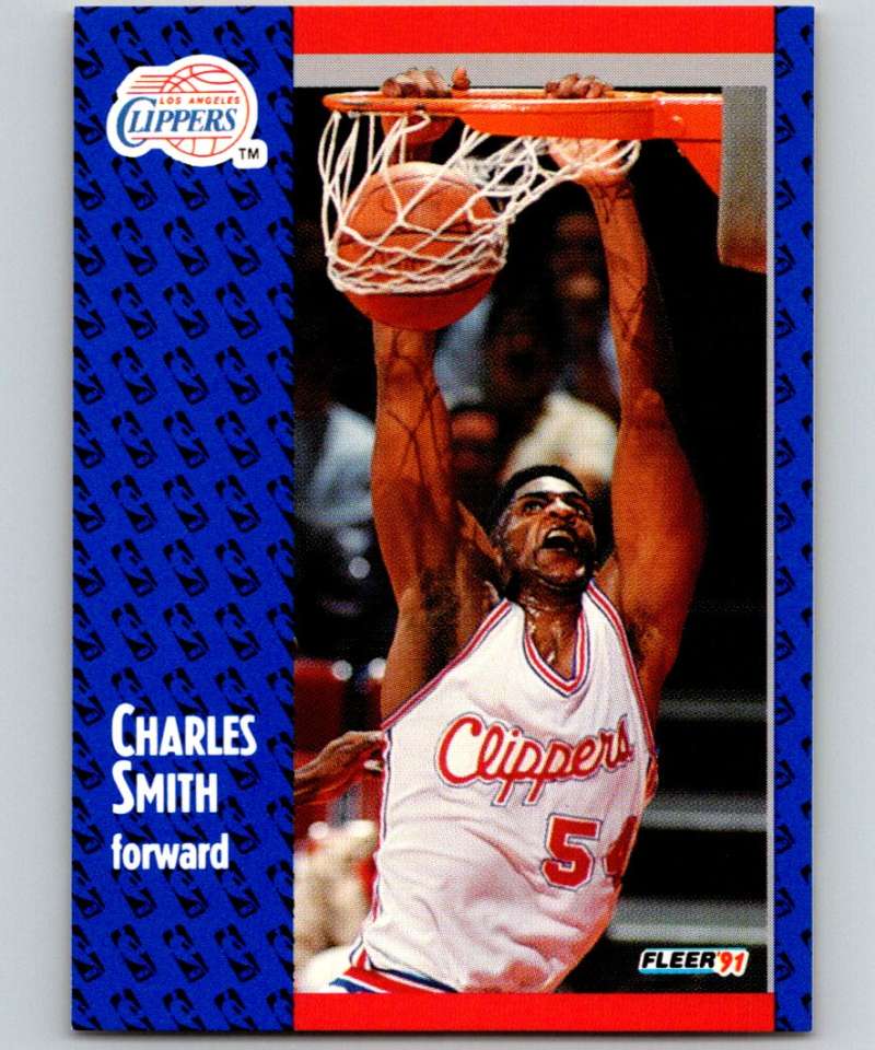 1991-92 Fleer #96 Charles Smith Clippers NBA Basketball