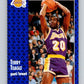 1991-92 Fleer #103 Terry Teagle Lakers NBA Basketball