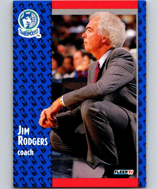 1991-92 Fleer #126 Jimmy Rodgers Timberwolves CO NBA Basketball
