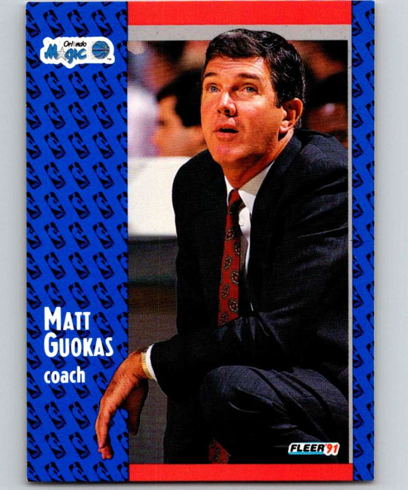 1991-92 Fleer #145 Matt Guokas Magic CO NBA Basketball