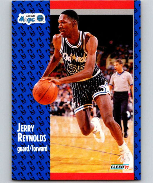 1991-92 Fleer #146 Jerry Reynolds Magic NBA Basketball Image 1