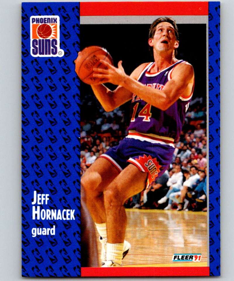 1991-92 Fleer #160 Jeff Hornacek Suns NBA Basketball Image 1