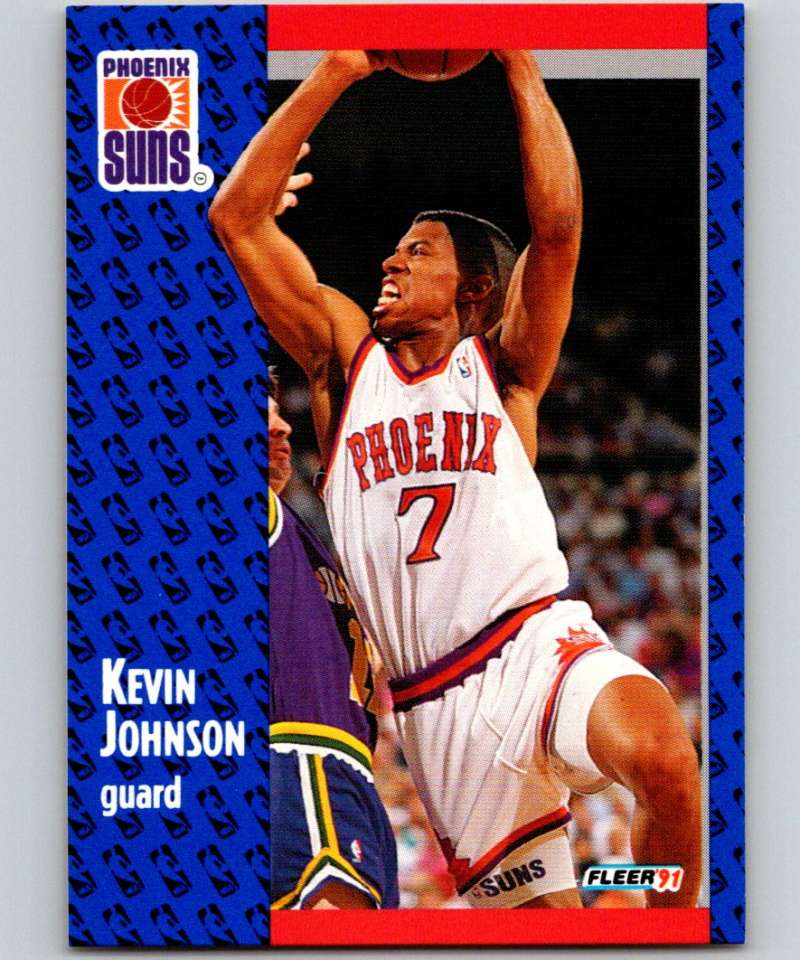1991-92 Fleer #161 Kevin Johnson Suns NBA Basketball Image 1