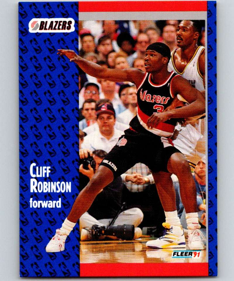 1991-92 Fleer #172 Cliff Robinson Blazers NBA Basketball