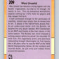 1991-92 Fleer #209 Wes Unseld Bullets CO NBA Basketball Image 2