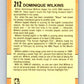 1991-92 Fleer #212 Dominique Wilkins Hawks AS NBA Basketball