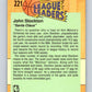 1991-92 Fleer #221 John Stockton Jazz LL NBA Basketball Image 2