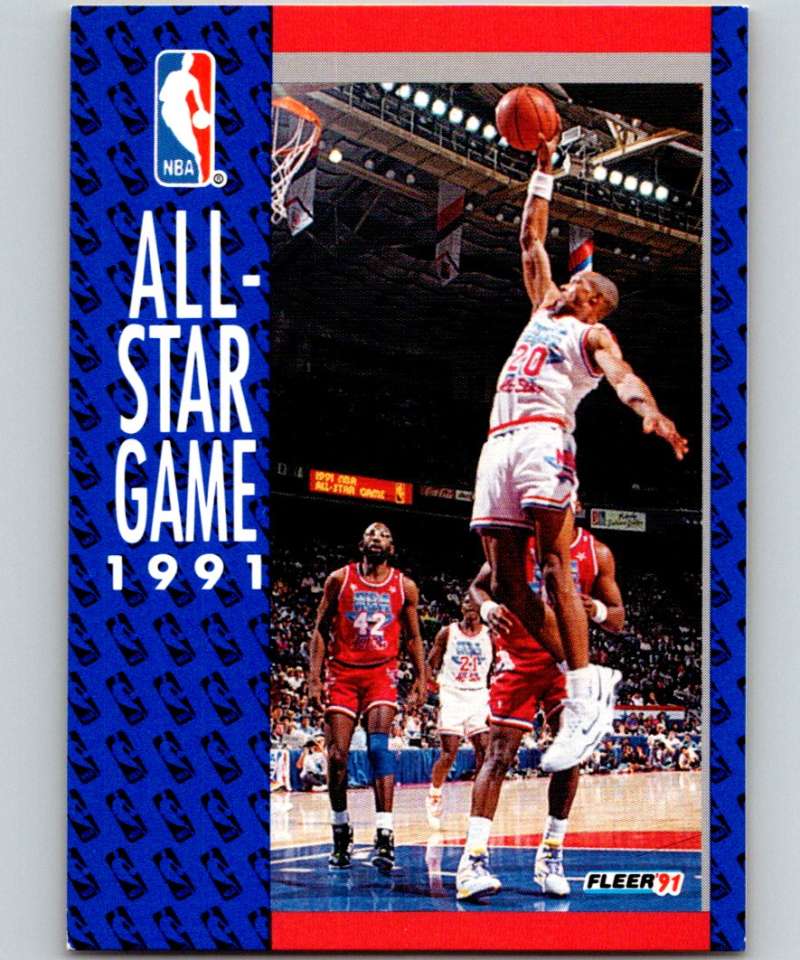 1991-92 Fleer #235 '91 All Star Game NBA Basketball Image 1