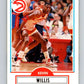 1990-91 Fleer #7 Kevin Willis Hawks NBA Basketball Image 1